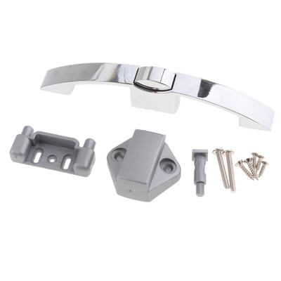 Zinc Alloy Push Button Pull Handle Latch Lock Knob for Door Cabinet RV Yacht