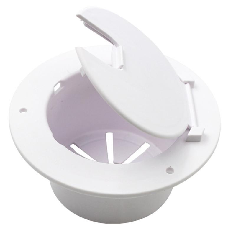 

Power Cable Hatches Electrical Cable Hatches 5Inch Round Electric Cable Hatches with Cover Lid for Trailer Boat Truck белый