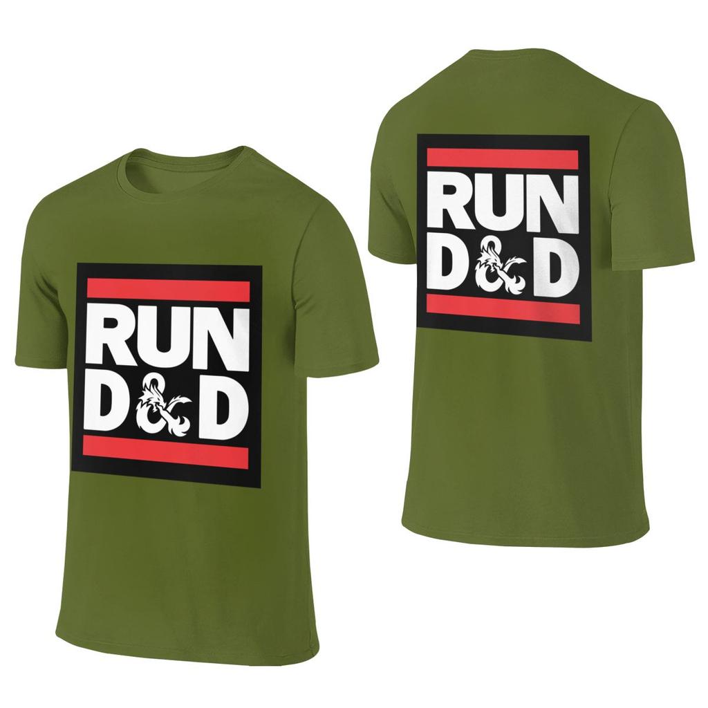 Run D And D Fitted Reversible Tshirt Street Lazy Home Comfort Cotton Tee