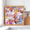 Wooden Dog Coloring Puzzle Kit DIY Paintable Puppy Jigsaw Puzzle Frame with Marker Pens Glue
