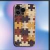Autism Support Puzzle Pattern Phone Case For iPhone 16,15,14,13,12,11 Plus,Pro,Max,XR,XS,X,Plus,SE,Mini Transparent Soft Cover