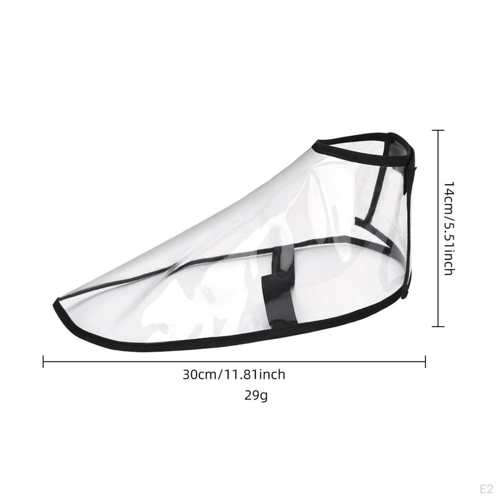 Haircut Shoes Cover Salon Foot Wearproof PVC 1 Pair Durable Clear Barber Hair