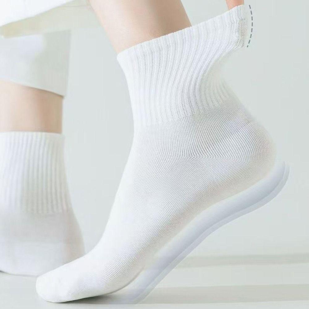 White Black Grey Disposable Stocking Polyester Travel Supplies Socks Disposable Socks  Unisex