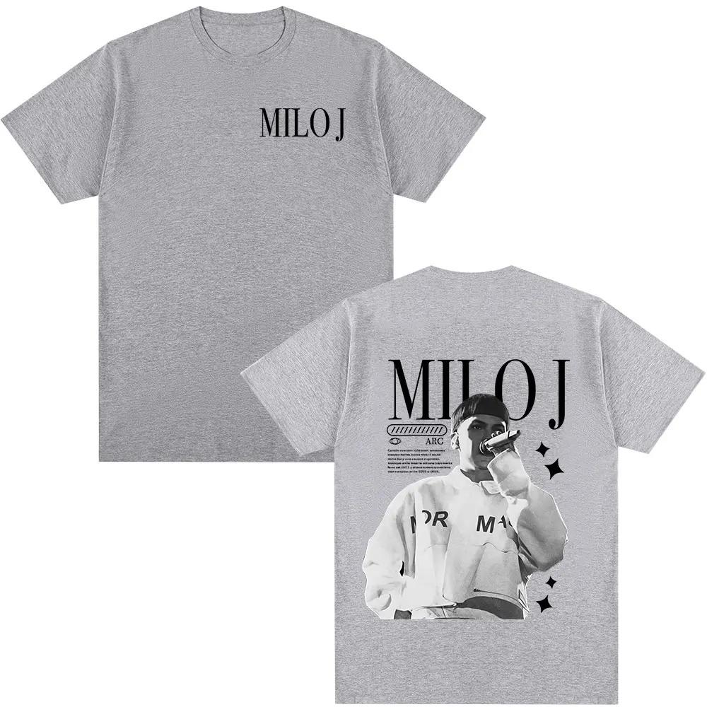 

Milo J Official Merch TShirt Unisex 100 Cotton Loose Short Sleeve Fashion Hip Hop Streetwear Top Women And Unisex Tshirt 4XL