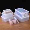 ZISIZ Rectangular Freezable Plastic Food Storage Container