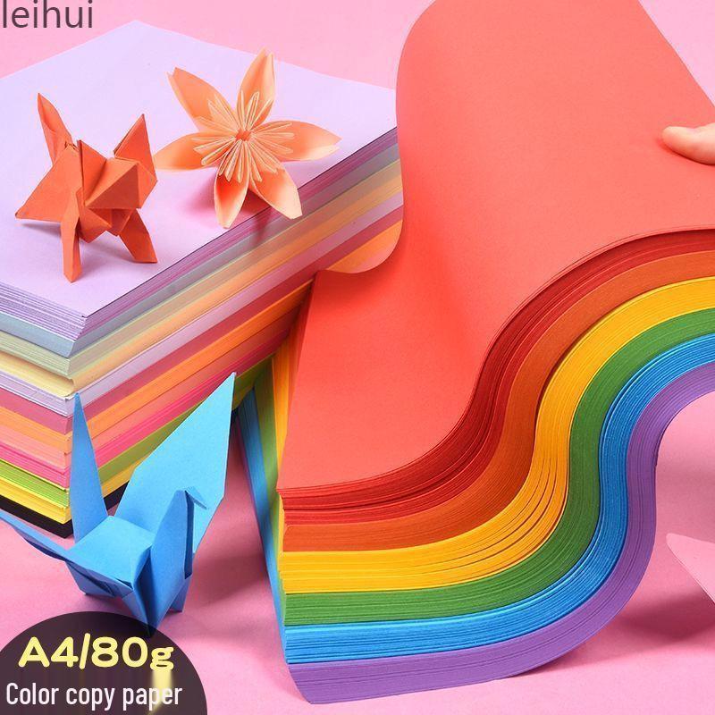 Colored Cardstock for Handmade Origami Airplane Models