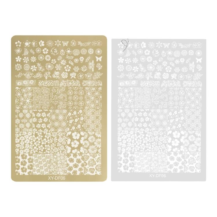 Floral Designs Nails Art Stamping Plate Nail Stamp Plate Nail Plate Template Nail Images Plates for Manicure Nail Decors