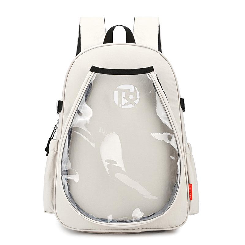Unisex Sports Backpack: Tennis & Badminton Bag with Dry/Wet Separation, Large Capacity, and Independent Shoe Compartment.