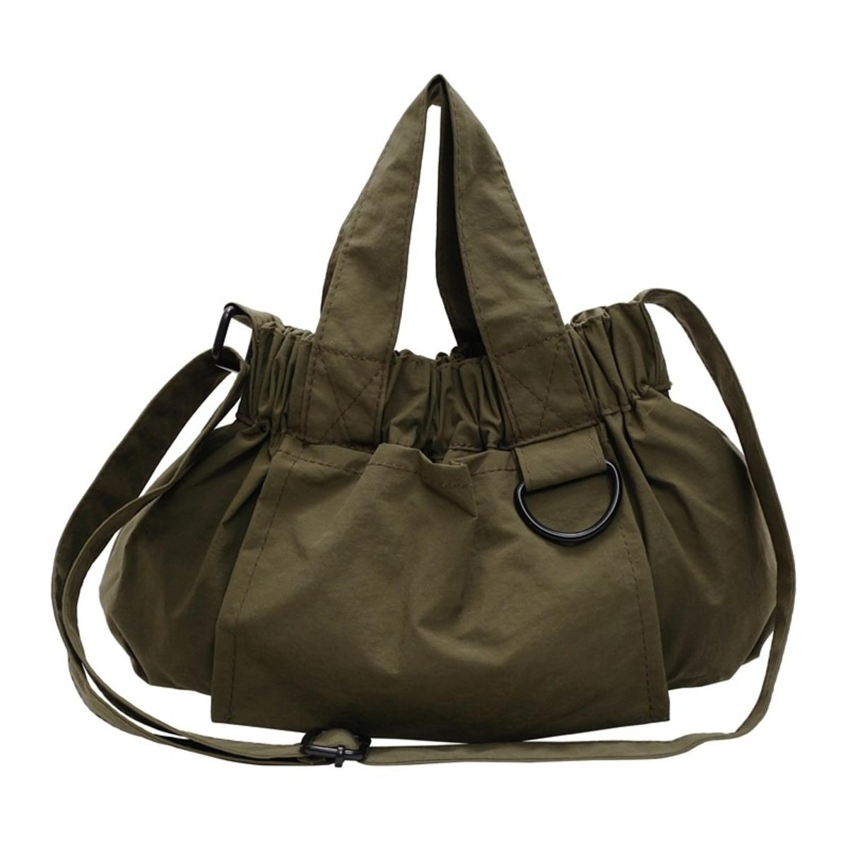 

Summer Durable Canvas Crossbody Bag Women s Faionable Versatile Handbag Lightweight Casual Single Oulder Sling Bag S армия зеленый