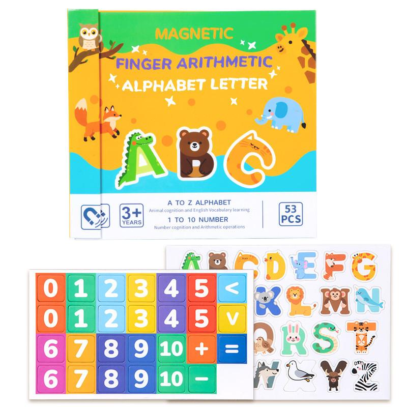 Magnetic Letter Puzzle Educational Toy For Kids With Diy Math Games