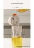 Integrated Kitchen Oil Sprayer: Two-in-One Automatic Glass Oil Bottle with Non-Stick Feature