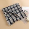 New Korean Imitation Cashmere Scarf High End Versatile Plaid Shawl Couple's Long Winter Warm Scarf