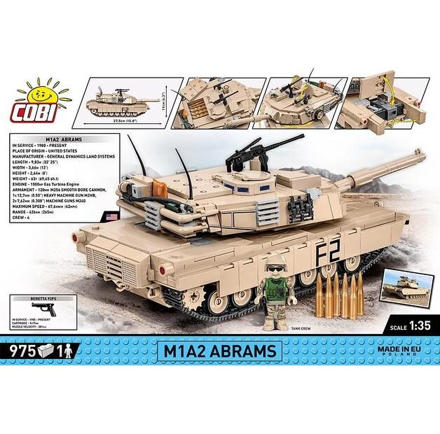 Конструктор пластиковый COBI Armed Forces M1A2 Abrams COBI-2622