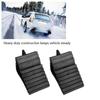 Solid Heavy Duty Plastic Wheel Chocks 2 Packs,Wheel Stoppers for Car, Travel Trailers, RVs and Truck, 8" by 4" by 4"