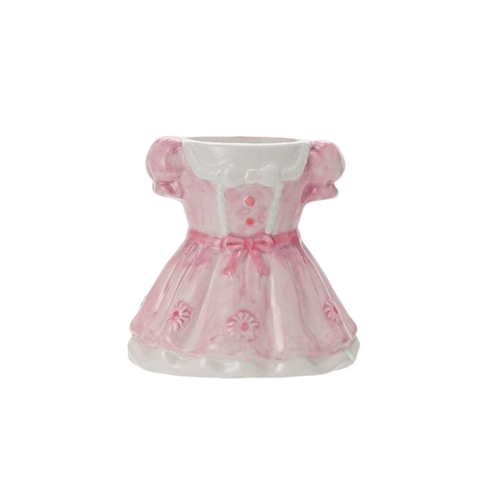 

Large Capacity Makeup Brush Holder Sweet Flower Vase Dressing Table Decor фіолетовий