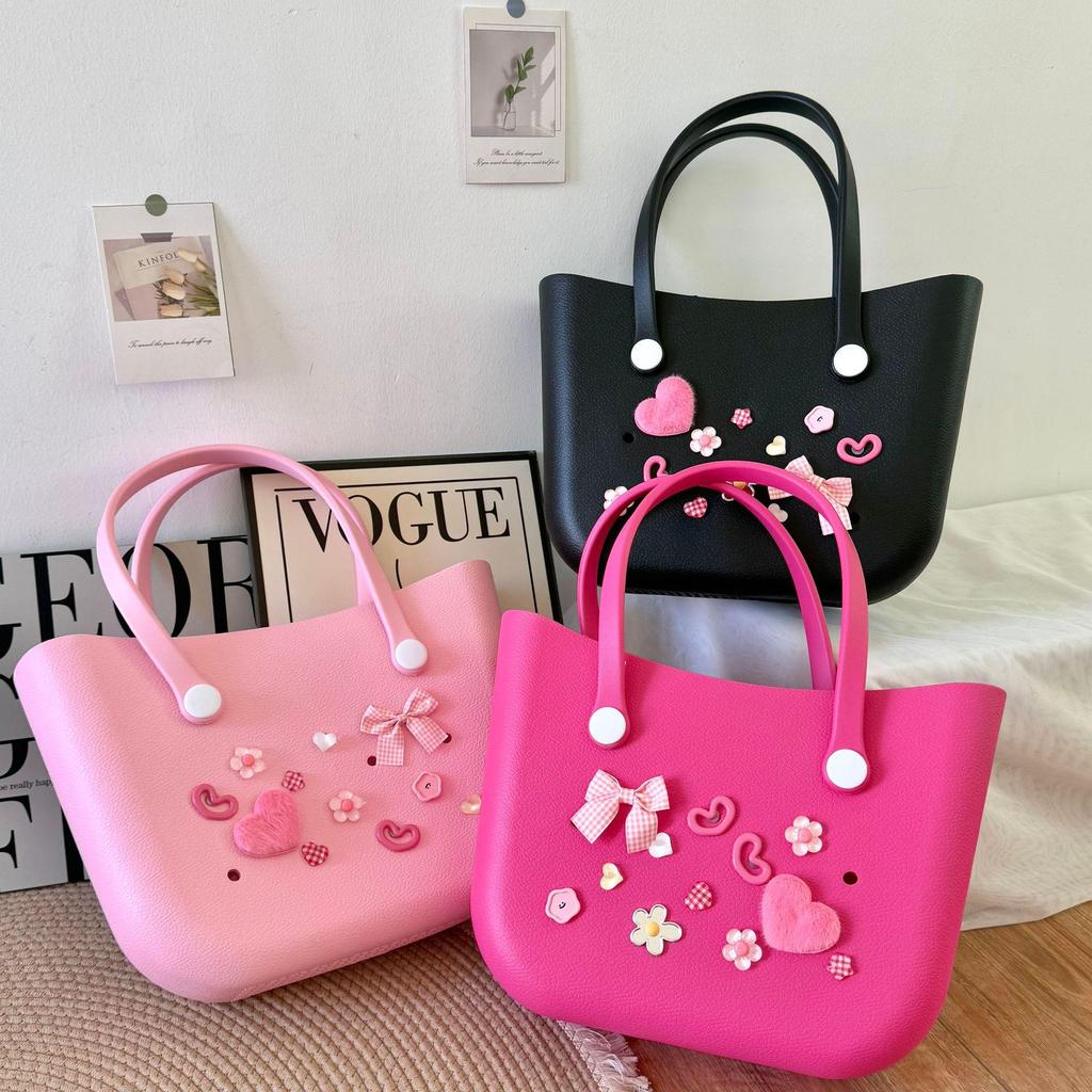 EVA Beach Handbag: Large Capacity DIY Travel Tote