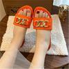 Slippers Women's Summer 2024 New Internet Celebrity Cool Slippers New Fashion Versatile Outer Wear One-word Drag Flat Bottom Outdoor Size 43