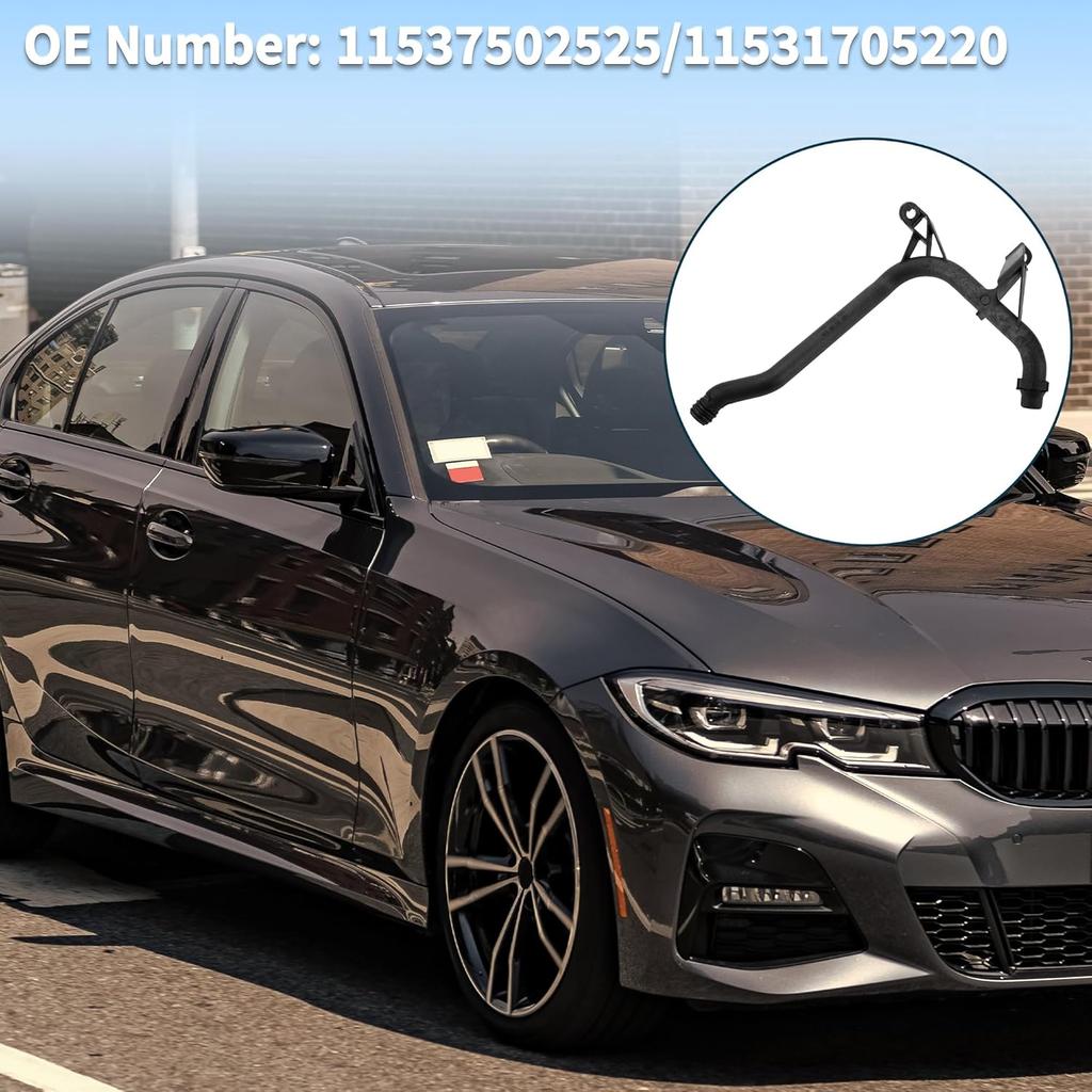 Engine Heater Hose Inlet Water Coolant Pipe for BMW 325Ci 2001-2006 E39 E46 Upper Radiator Hose for BMW 320i 328i 330i 525i 528i 530i Z3 Z4