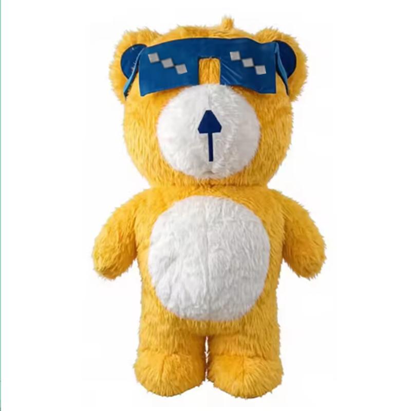 Inflatable Cartoon Bear Costume for Adults - Birthday Party Commercial Celebration Cosplay Anime Inflatable Doll Suit