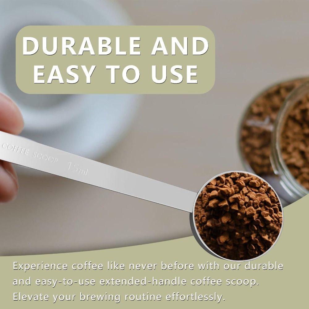 30/15 ML Measuring Spoon Stainless Steel Two Tbsp Scoop Professional Coffee Scoop  Restaurant