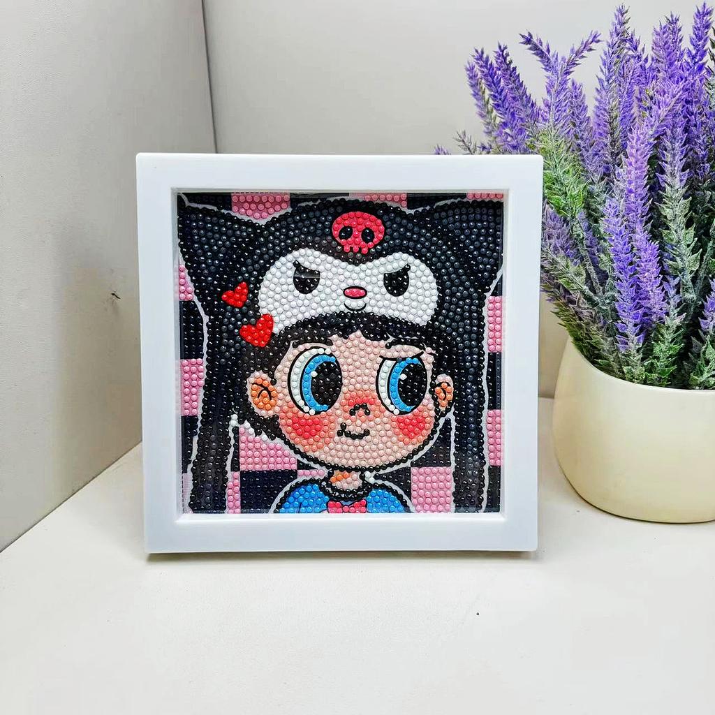 Free Shipping/Cartoon Diamond Painting Children'S Gift Handmade Cross Stitch Framed Diy Bedroom Sticker