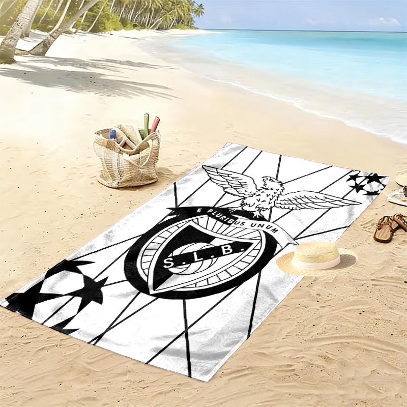 1pz Telo da Spiaggia SL Benfica Regalo di Compleanno Ideale per la Famiglia, Un Telo da Spiaggia Vivace Adatto per Attività all'Aperto