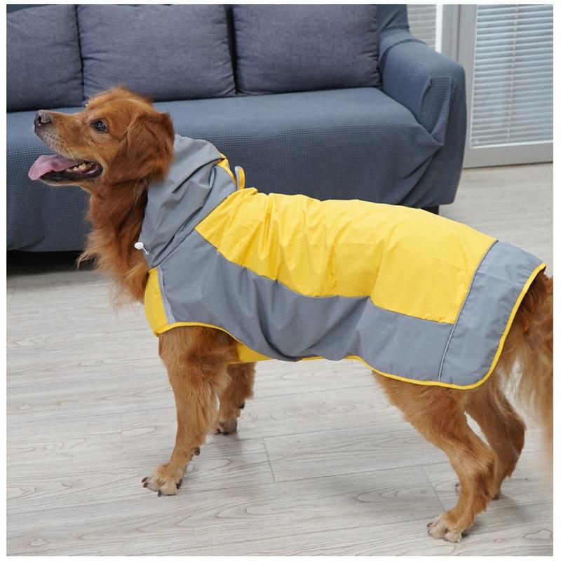 Rainproof dog coat, universal waterproof clothing for pets, suitable for medium and large-sized pets