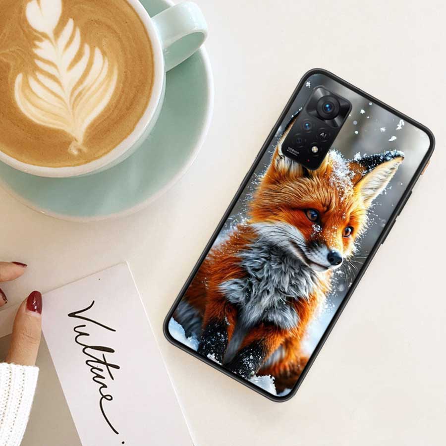 

Red Fox Vulpes Phone Case For Redmi 14C 12 12C Note 14S 13 14 Pro Plus K80 Pro 10 10A 10C 9 9A 9C 9T 8 8A TPU Clear Cover Cover Redmi 12