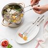 9.37in Stainless Steel Fondue Forks Lightweight Heatproof Cheese Fondue Sticks Barbecue Fruit Dessert Forks Easy To