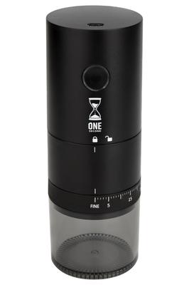 [Easy Roughness Adjustment] Electric Coffee Mill, 38 Stages, Mortar Type, Automatic Stop, Cordless, Washable, ONE SECOND