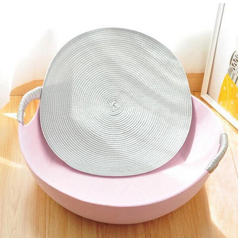 

Felt cat kennel, cool kennel in summer, cat house, cattery, teddy kennel for all seasons рожевий