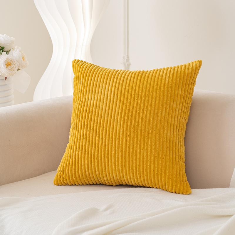 Kord Einfarbig Kissenbezug Wohnzimmer Sofa Kissenbezug Musterzimmer Dekokissenbezug