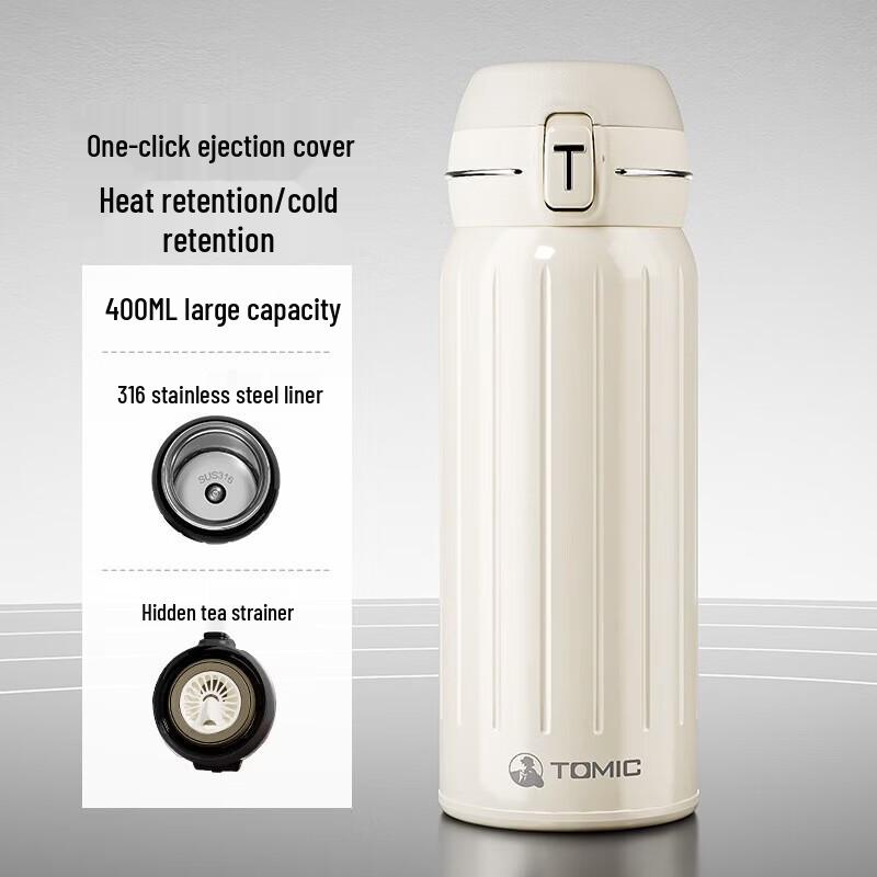 TOMIC TW60206U Striped Portable Flask