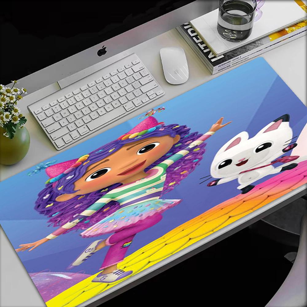 Gabby’s Dollhouse Theme Mouse Pad, Non Slip Rubber Base, Multifunctional Office & Home Decor, Perfect for Workspace Personalization.