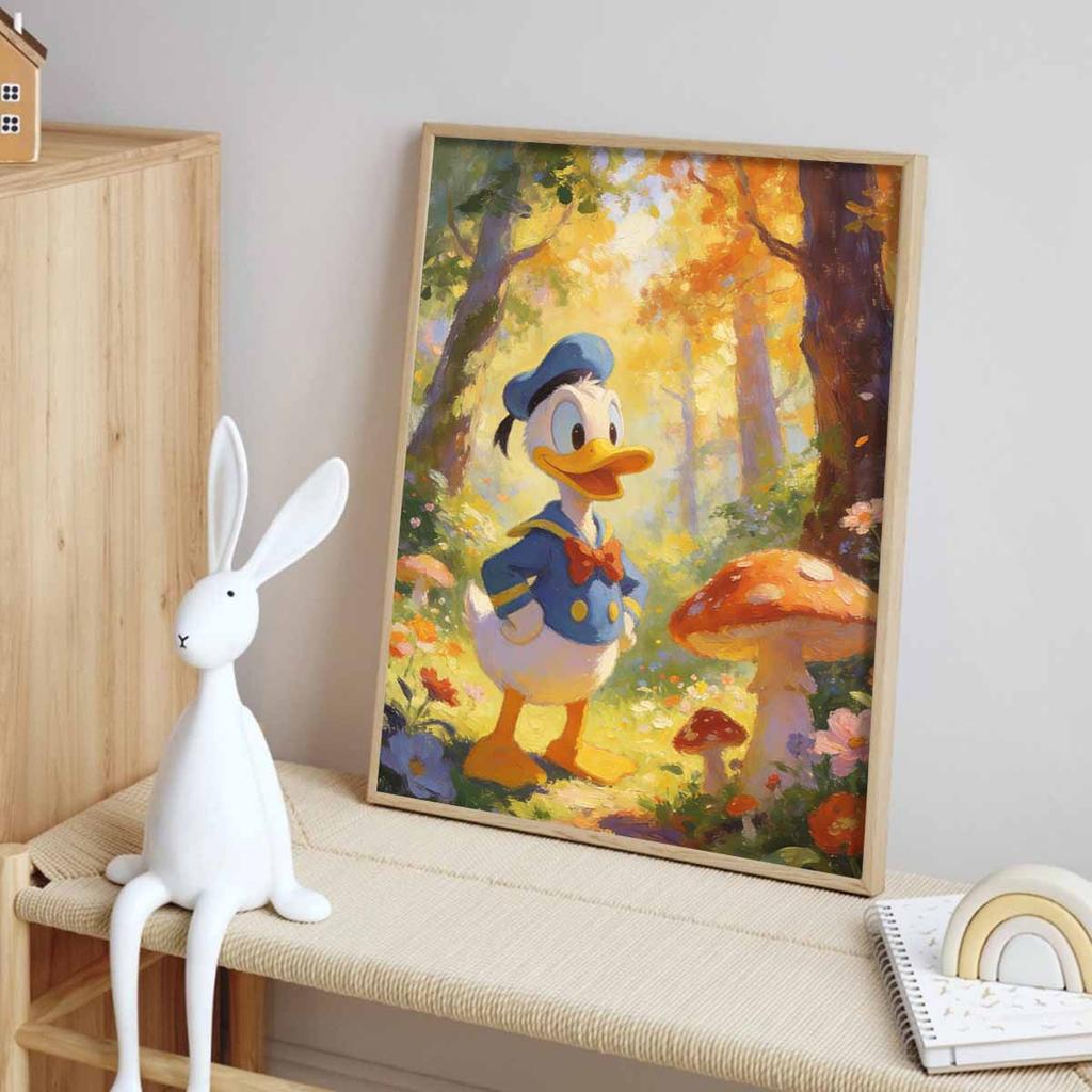 Disney Donald Duck Forest Mushroom Diamond Painting Art Kit Mosaic Handmade Diy Gift Home Decor