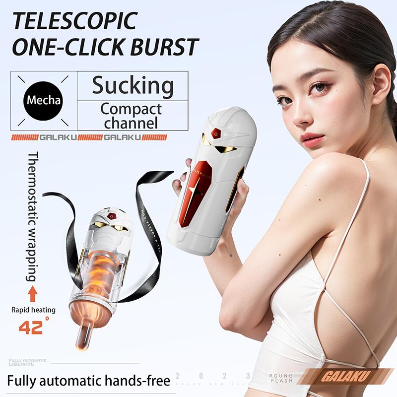 New APP Bluetooth Fully Automatic Male Masturbator Mechanical 10 Modes Sucking Oral Sex Vaginal Sex Machine Automatic Masturbator Cup Male Sex Toy
