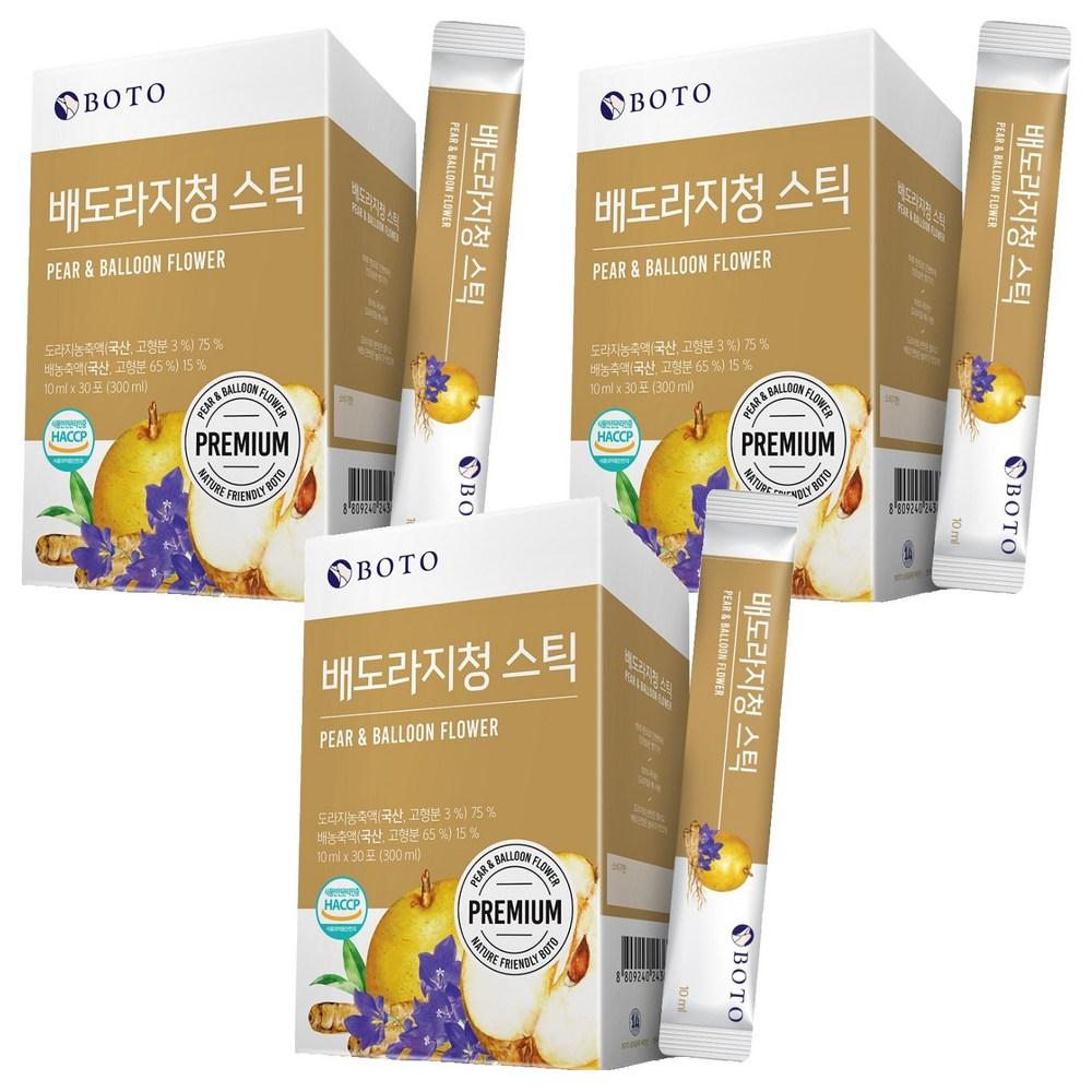 Bottu Pear and Balloon Flower Root Syrup Sticks 30p 10ml 90 pcs