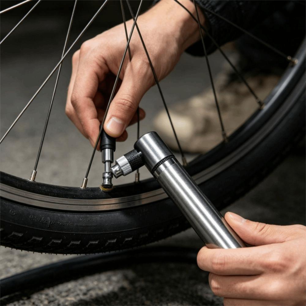 Mini Size Mini Bike Pump Aluminum Zinc Zinc Alloy Cycling Pump Mini Air Pump Household