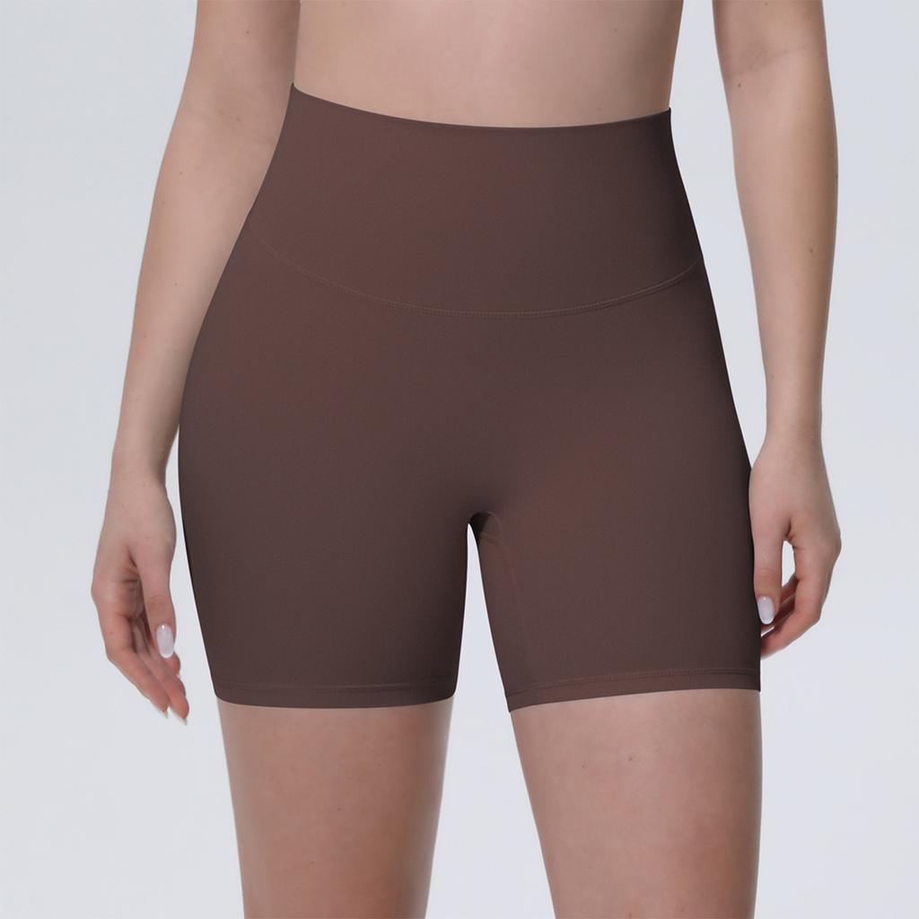 Women High Waist Yoga Shorts Seamless Stretchy Athletic Biker Shorts for Running Workout Gym Fitness Training