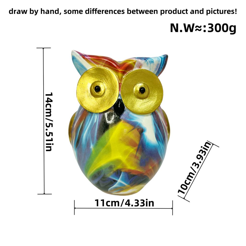 Nowy Produkt Kreatywne Ozdoby Pirackiej Sowy Nowoczesne Proste Dekoracje do Biura Gabinetu Rzemiosło z Żywicy