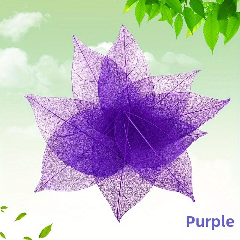 10pcs Colorful Diamond-Veined Pressed Flowers, Decorative Art Dried Flowers, DIY Handmade Materials For Making Accessories