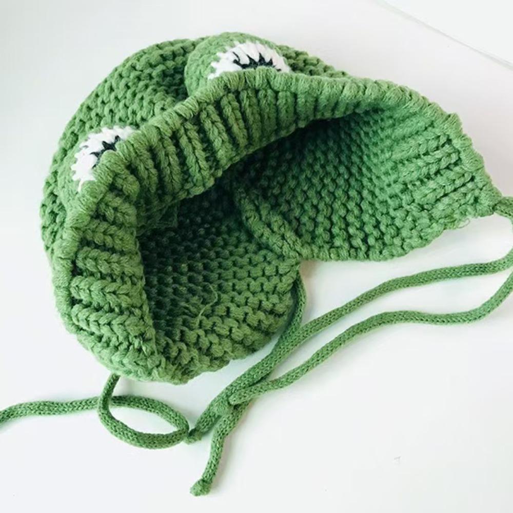 Frog Eyes Children Hats 1-3 Years Christmas Hat Fashion Baby Frog Hat  Boy/Girl