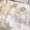 Ugly Cute Funny Socks Women's Medium Tube Socks Autumn and Winter Floor Sleeping Socks Coral Fleece Home Hair Fluffy Cute Warm