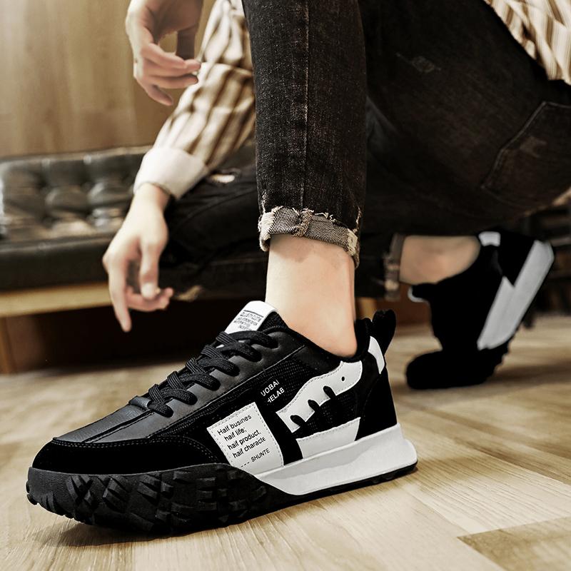 Zapatos de hombre, zapatillas informales de suela gruesa, zapatos