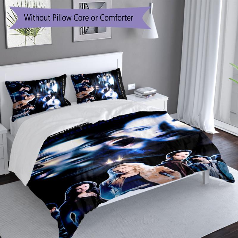3pcs Final Destination Bloodlines1 pattern bedding set duvet cover set includes duvet cover &pillowcases, perfect all season bedroom decoration & gift
