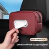 Zipper Car Tissue Box Multifunctional Car Seat Back Organizer Backseat Tissue Case  Armrest
