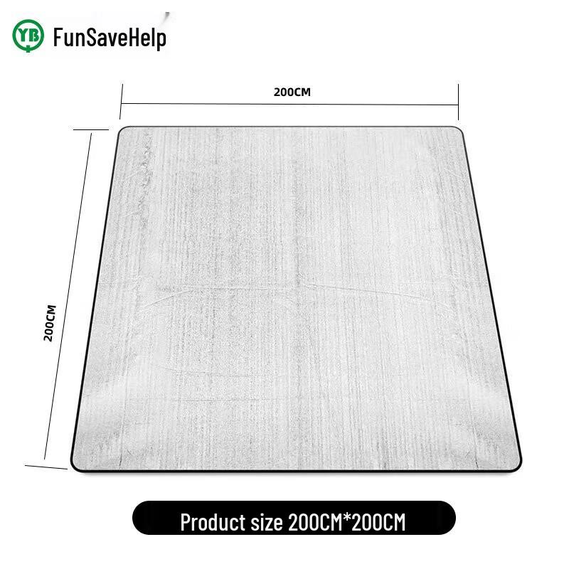Quyoubang Double-Sided Aluminum Moisture-Proof Mat