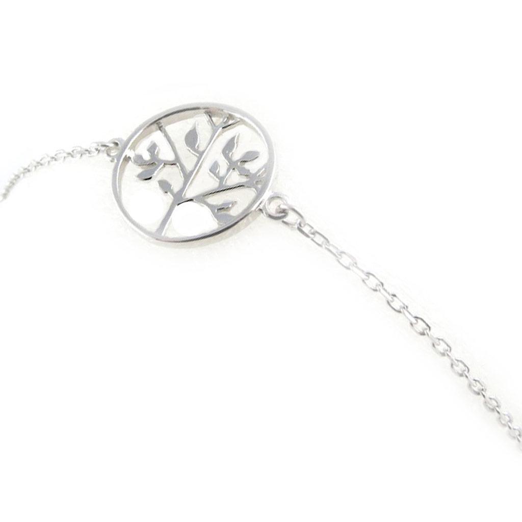 Les Trésors De Lily [L0465] - Silver Bracelet 'Tree of Life'