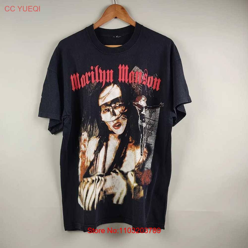 Marilyn Unisexson Rock Band Antichrist Superstar Black Unisex Tshirt S5xl Kh5529