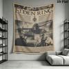 Elden Ring Might Wall Hanging Printed Fabric Blanket Decorative Tapestries for Bedroom Living Room Home Decor